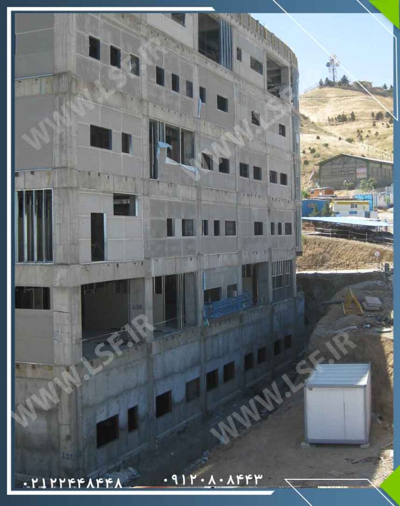 ساخت دیوار با سازه ال اس اف