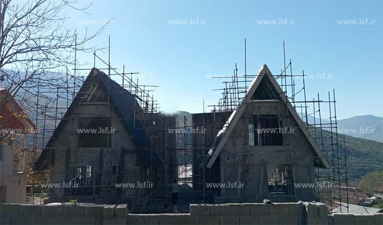 ساخت ویلای دوبلکس ال اس اف